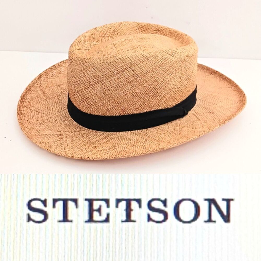 Stetson Panama Straw Hat Mens XL Made in Mexico